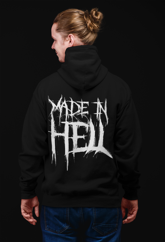 Made in Hell Unisex zip hoodie